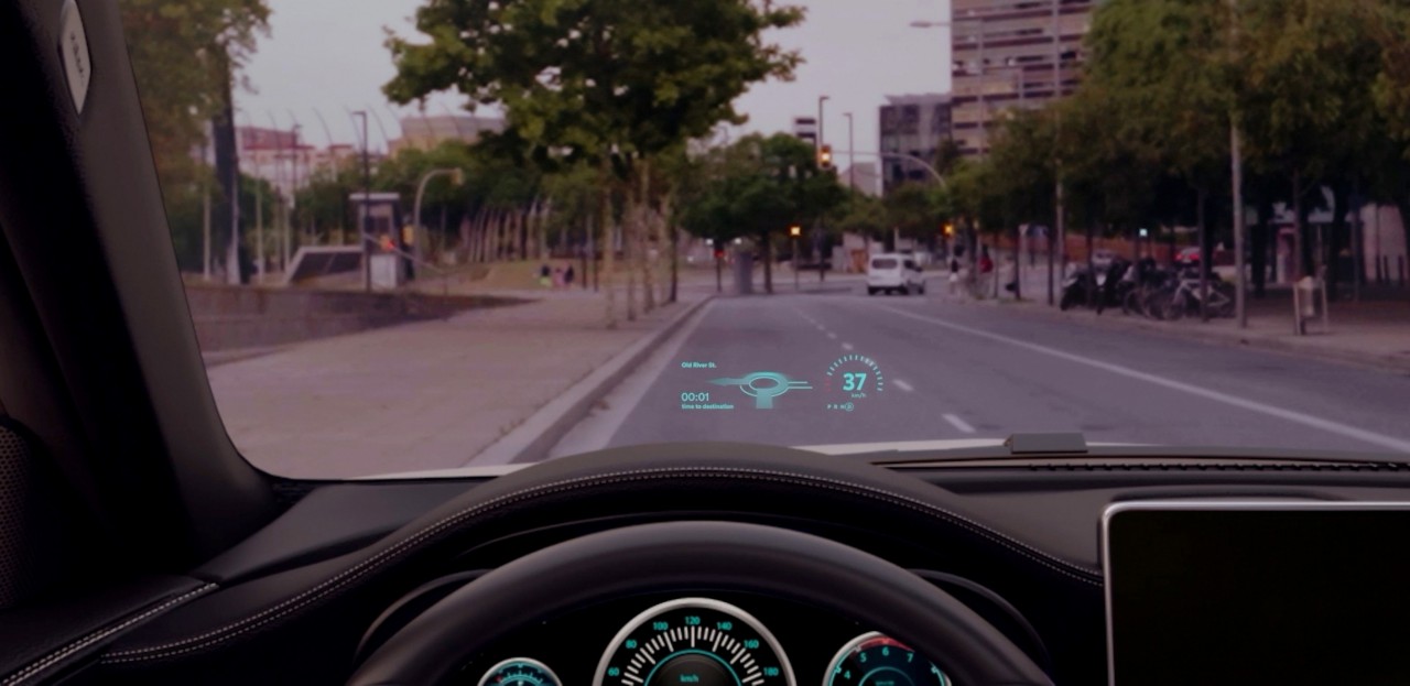Car with HUD